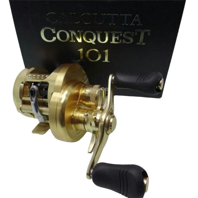 Carretilha Pesca Shimano Calcutta Conquest 101 Recolhimento